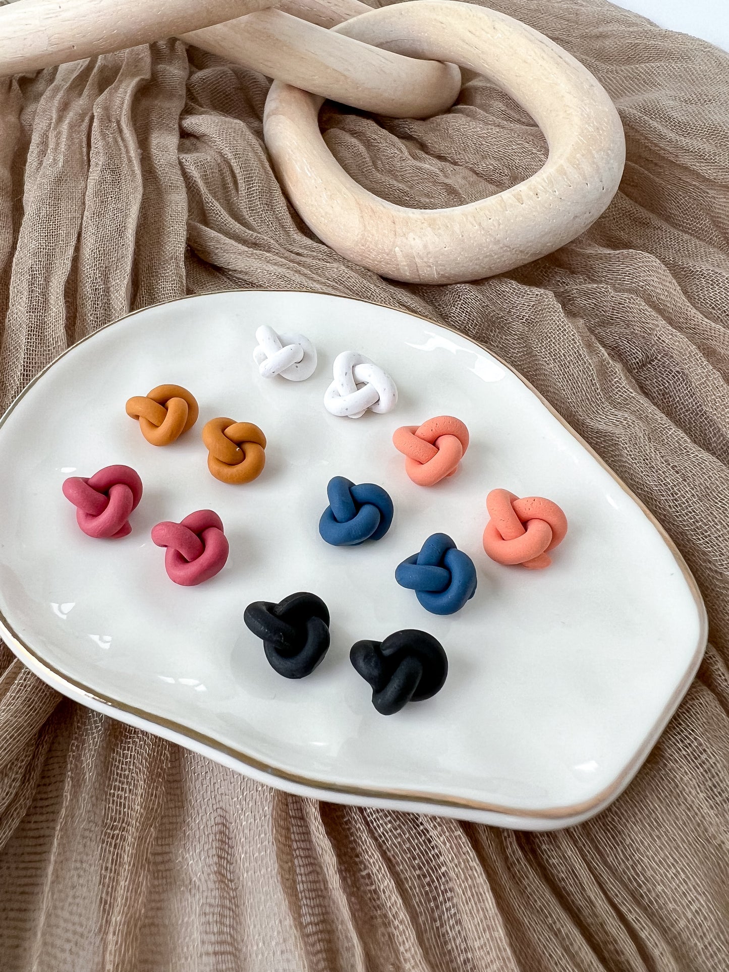 Fall Knot Studs (multiple options available)