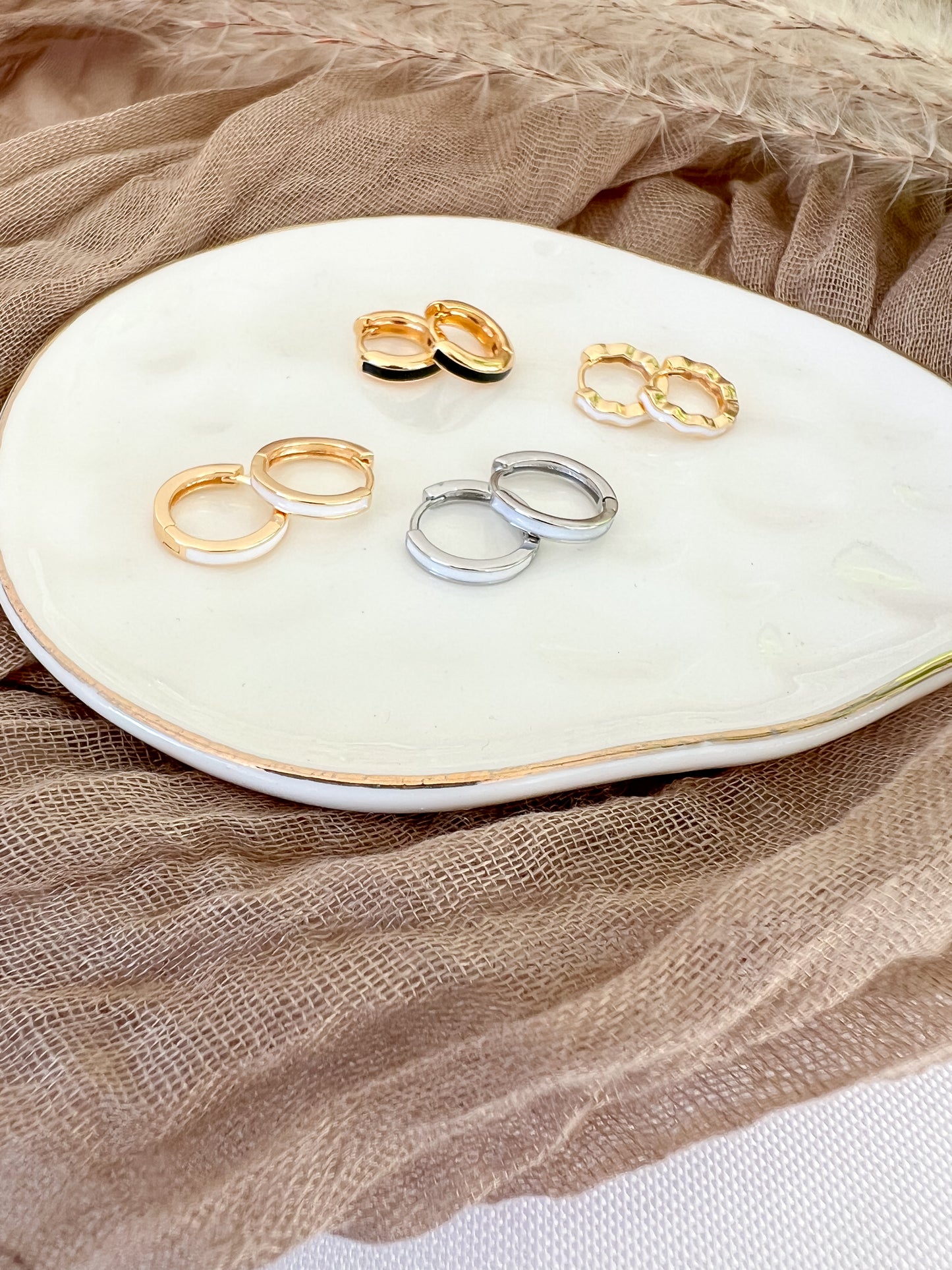 Plated Mini Hoops