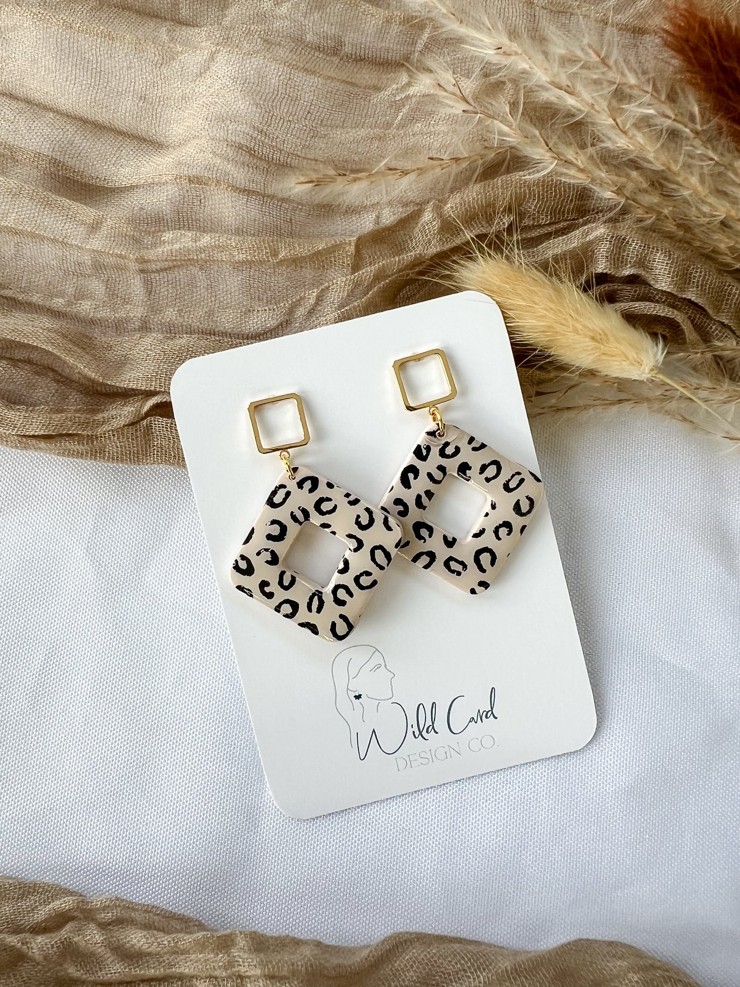 Leopard Print Dangle