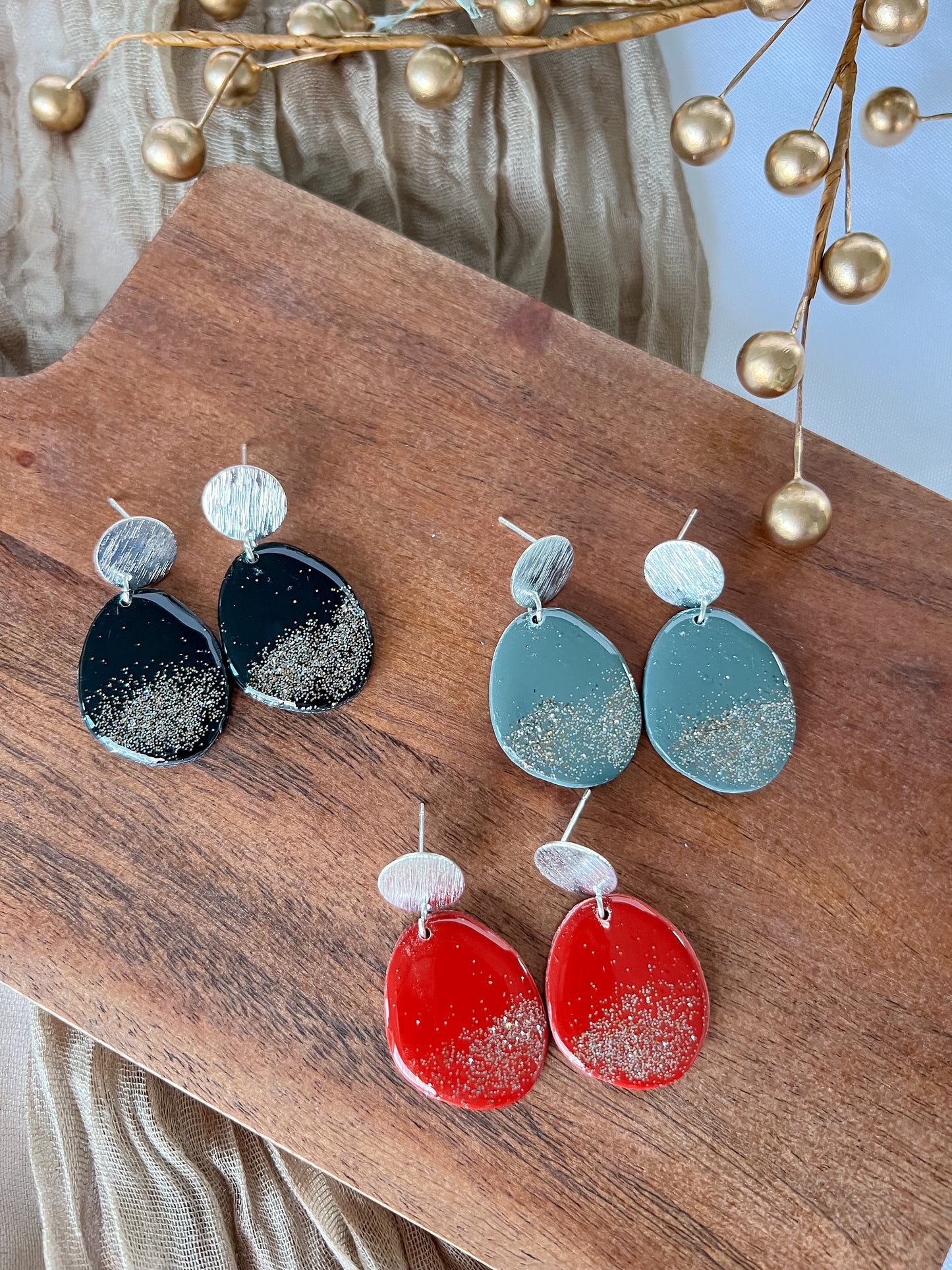 Glitter + Glam Dangles