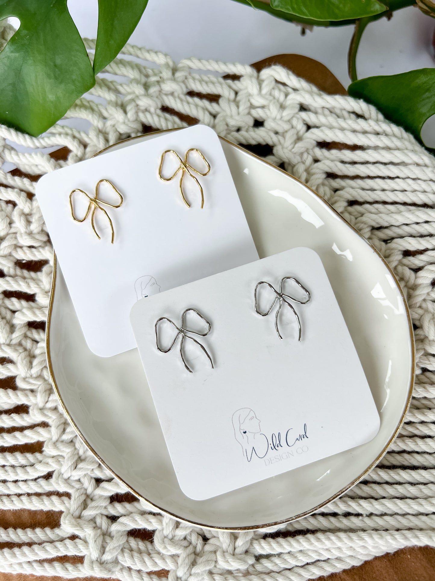 Lady Bow Studs