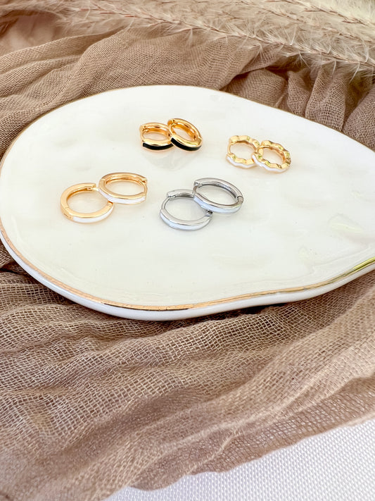 Plated Mini Hoops