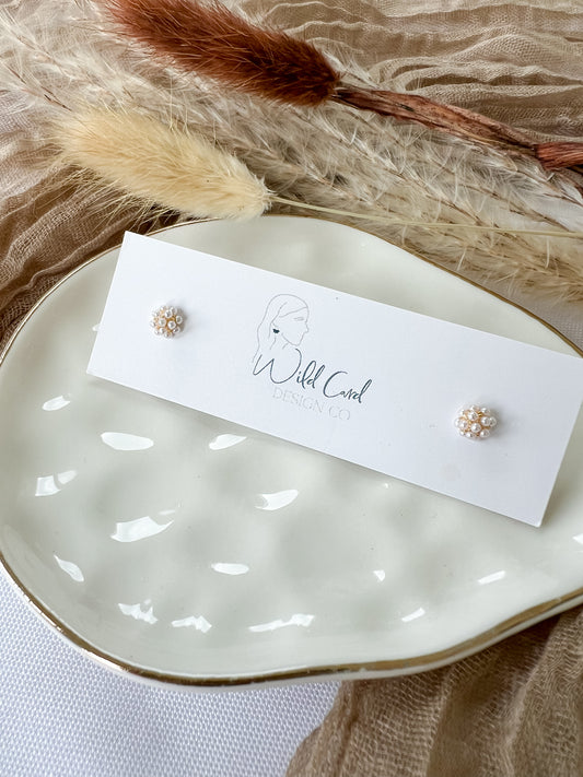 Pearl Cluster Studs