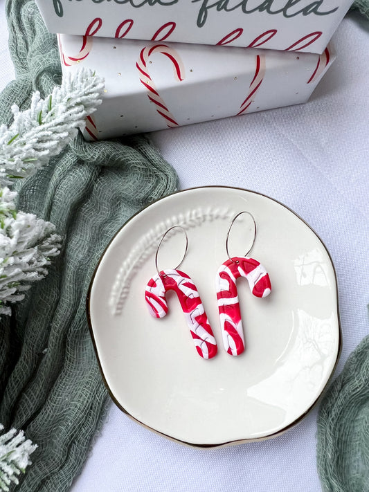 Candy Cane Hoops