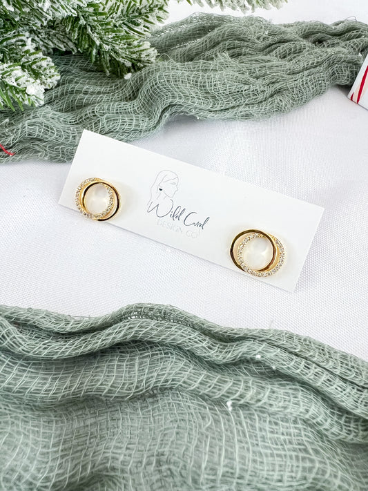 Double Circle Studs