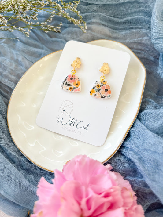 Blush Buttercup Dangles