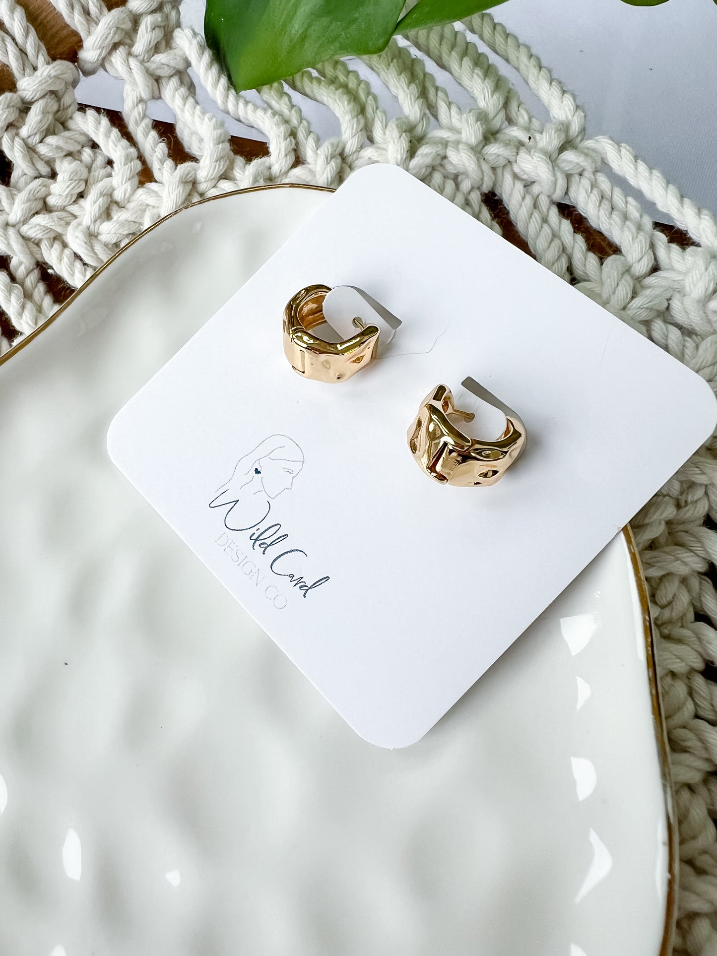 Crinkle Cut Hoops
